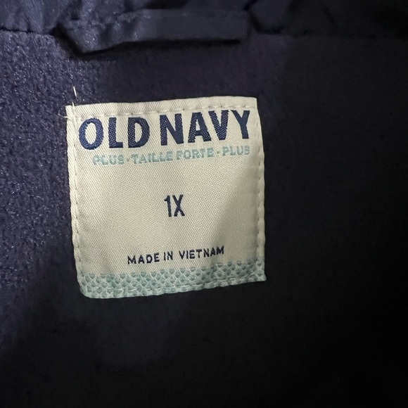 Women’s Old Navy dark blue‎ navy puffy puffer vest plus 1 1X - Picture 4 of 6